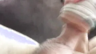 Solo huge rough dick jerk