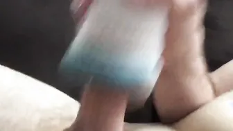 Solo huge rough dick jerk