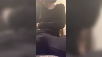 Japanese College women massage snatch after class