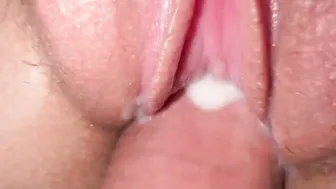 I plowed my 19 year old stepsister gorgeous creamy cunt and close-up creampie