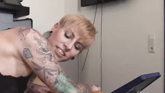 Real German Nympho Unique Tattoo