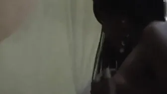 Thats it suck gigantic mommas jugs before your hubby comes