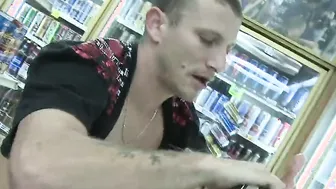 Goddess barely legal stepsister fucks into convenience store
