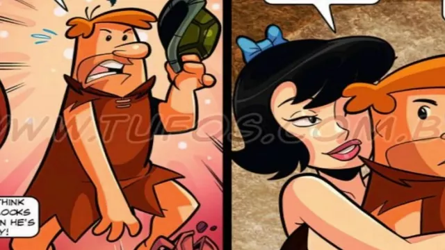 The Flintstones - Three-Way Pebbles Barnie and Betty Parody - FFM Anal  Banged! 4kPorn.XXX
