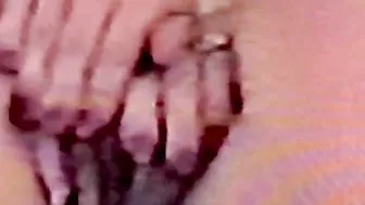 Feeling my Unshaved Twat into Goddess Underwear sexy American Mom