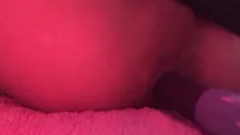 point of view my booty eating and swallows my sex toy with no hands