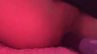 point of view my booty eating and swallows my sex toy with no hands