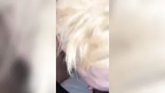 Milf blowing big black dick part two