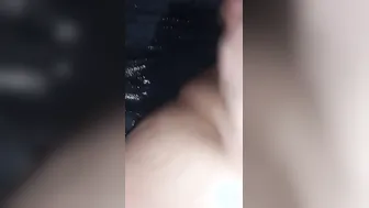 Cotton candy makes a mess