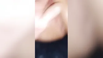 Cotton candy makes a mess