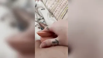 Masturbating with my huge vibrator