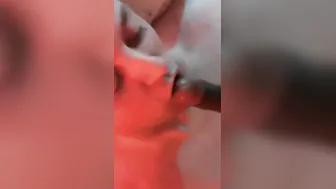Sucking Off a african penis
