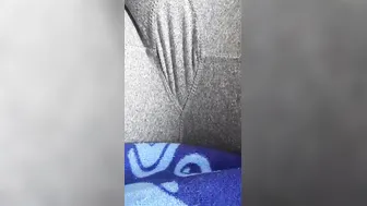 Squirting through my legging *loud groaning