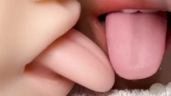 The Adventures of Lucy  Josie LawLips - Josie moistens her tongue