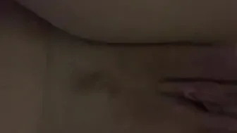 Natural amateur ex-wife having fun solo. While husband watches