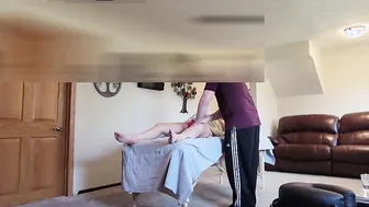 Pregnant ex-wife cucks hubby by setting up a camera and
