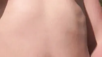 Dark Haired woman fucks ebony huge cock on the beach and