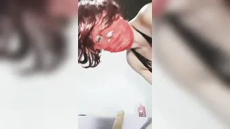 Mireladelicia meaty booty punching lovely into the vibrator inside the