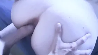 Deep anal cummed for huge booty Goddess women