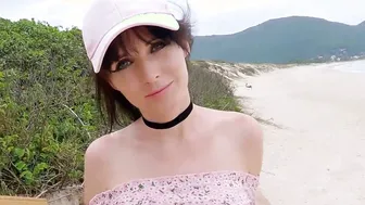 Squirting on OUTDOORS BEACH and WET ANAL Jizzed  Step Sister  HONEY PLAY BOX part three - MrpussyLicking