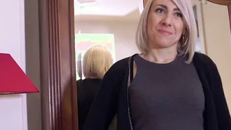 Julie getting her booty banged inside the WC with a huge ebony penis