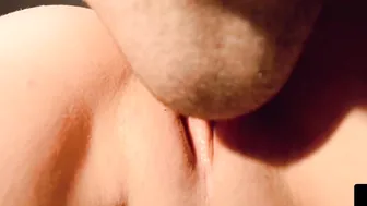 She is so SWEET licked Crazy Hot vagina and Butt of 18yo lover - Close UP Cunnilingus |ALICExJAN|
