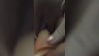Cougar plays with a life like vibrator