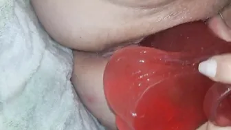 Thick Red Vibrator