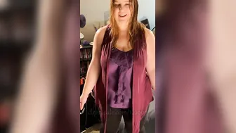 2 Edging Orgasms - WeVibe Sex Toy - Plus Size Modeling Bondage