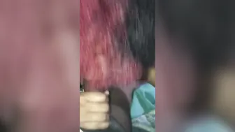 Beauty cougar next door sneaks over to gives sloppy head