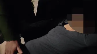 Dogging my fiance into outdoors vehicle parking after work and a voyeur fucks her twat until multi-orgasm