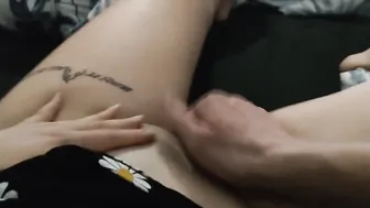 Her juicy twat get groaning orgasm