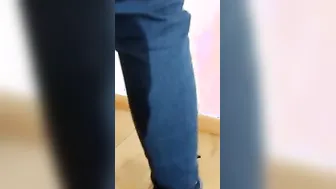 Pee bimbos Jeans And Tights Wetting