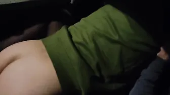 Dogging my fiance inside outdoor vehicle parking after work and