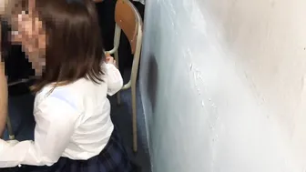 一年前まで履いていた女◯高生制服でフェラ抜きしてもらった。【素人】