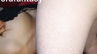 THE BEST FELLATIO WITH CUM ON MY MELONS