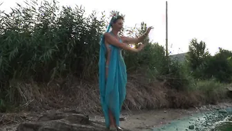 Dance on beach into evening light
