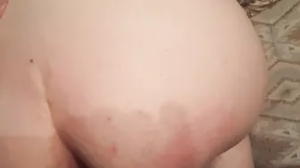 Spanked her gigantic round booty made me so freaky I