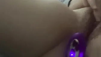 Vibrating Ass Plug and Clitoral Orgasm