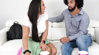 Huge butt fiance Carmela Clutch has a thing for anal but her hubby doesnt like it to please the sex