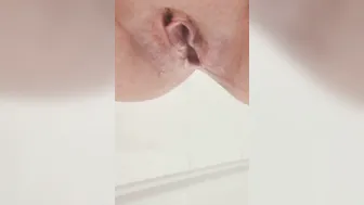 NOISY close up pee inside Hot Tub bath tub