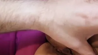 step daddy gives me somes lessons on how too eat a crazy hot little pink vagina Loads of moanings