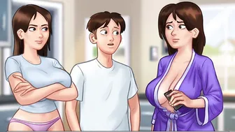 Summertime Saga - A MILF entrou no meu quarto quase pelada pt.36