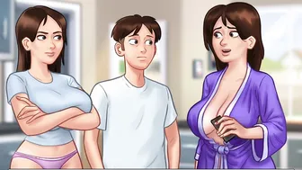 Summertime Saga - A MILF entrou no meu quarto quase pelada pt.36