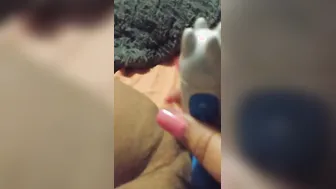 Using my play dildo
