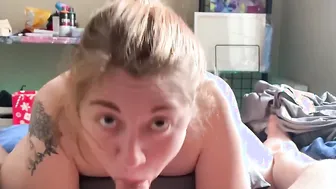 Mistress makes me cum inside her mouth and absolutely does not stop sucking off