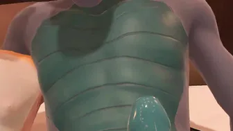 point of view Licking a Dragon and Foxboy until they Cum on each other