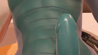 point of view Licking a Dragon and Foxboy until they Cum on each other