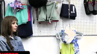 Shoplifter's Secret Confession & Busty Blonde Gets Fucked Hard In A Public Place