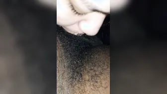 Mexican women Blows and Grips my Big Black Dick with her Leaking Mouth  Vagina after Round one